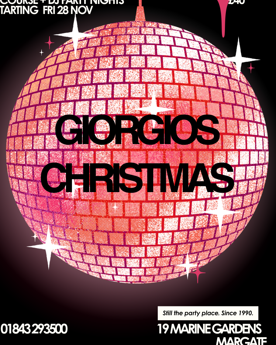 Giorgios Christmas poster