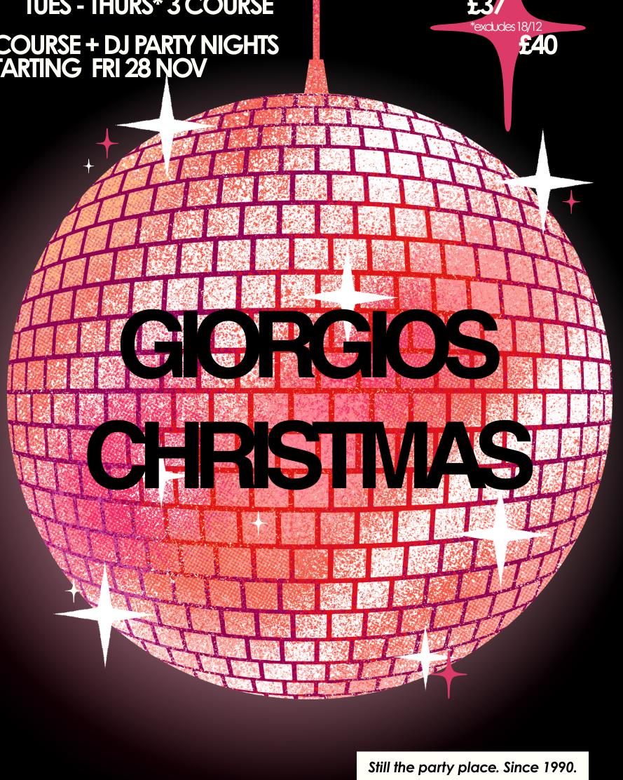 Giorgios Christmas poster